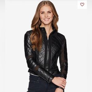 NWT Blanc Noir Women’s Moto jacket, Black, Small